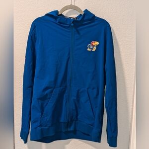 Adidas Kansas Jayhawks Hooded Jacket Size Large Tall